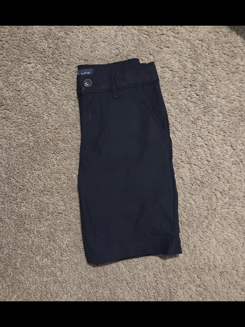 The Children's Place Navy Flat-Front Kids Shorts